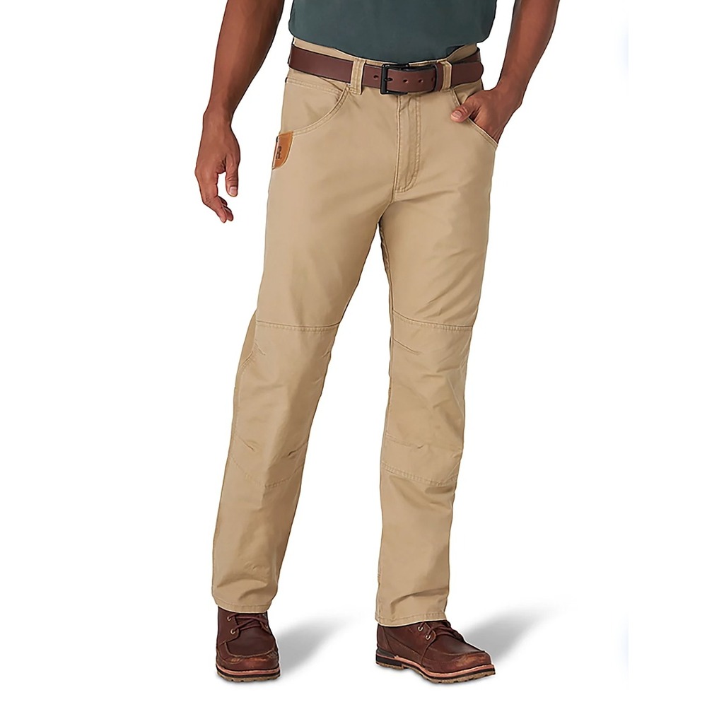 Wrangler Riggs Workwear Mens 40x32 Regular Fit Utility Pants Khaki‎ Ripstop